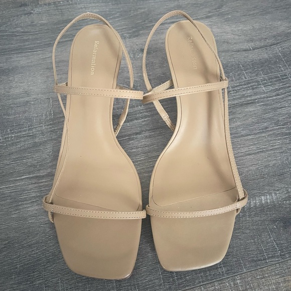 New Reformation Serenity Bare Sandal size 7.5 - Picture 2 of 9